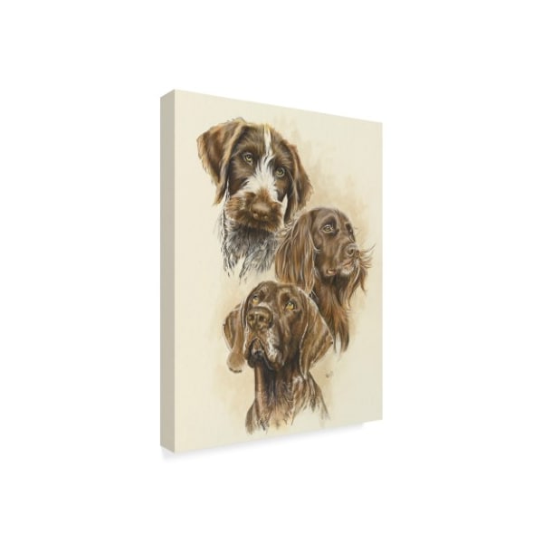 Barbara Keith 'German Pointers' Canvas Art,18x24